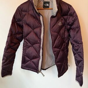 The North Face Women's Dark Purple Puffer Jacket